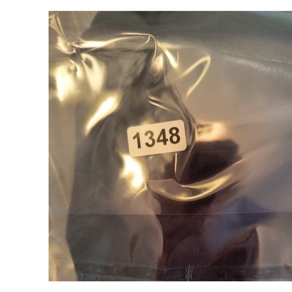 Lands' End Crushed Velvet Top Women's Sz M  Gray Draped neck Long Sleeve Popover - Picture 11 of 11